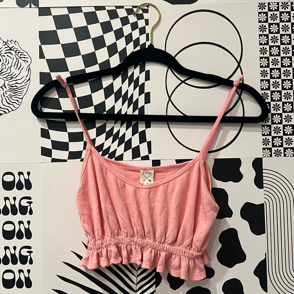 PacSun Tops - PacSun L.A. Hearts Pink Cropped Size Small Top